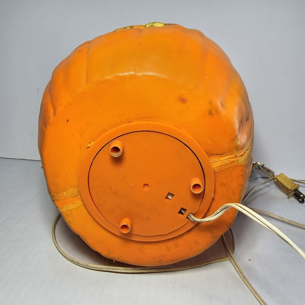 Gemmy Hard Foam Halloween Jack O Lantern Pumpkin Lantern Light Up, - Picture 6 of 16